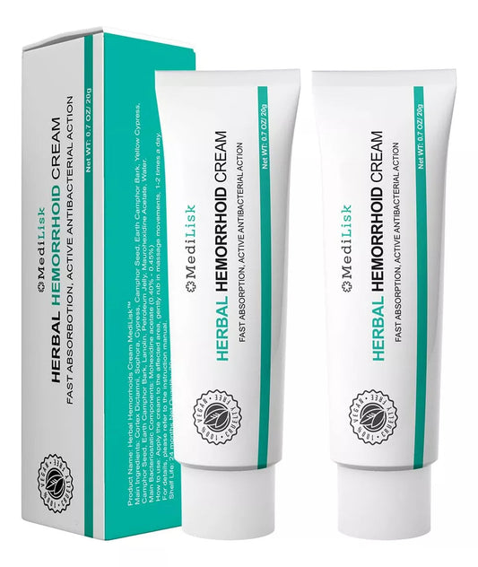 Alivio Natural con Herbal Hemorrhoid Cream 60g