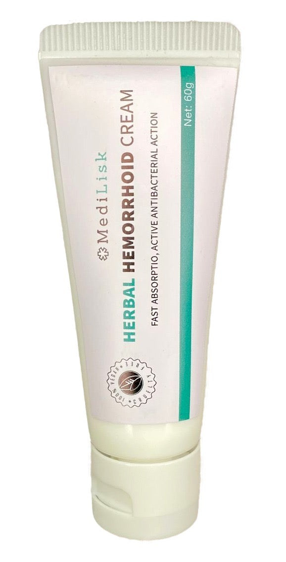 Alivio Natural con Herbal Hemorrhoid Cream 60g